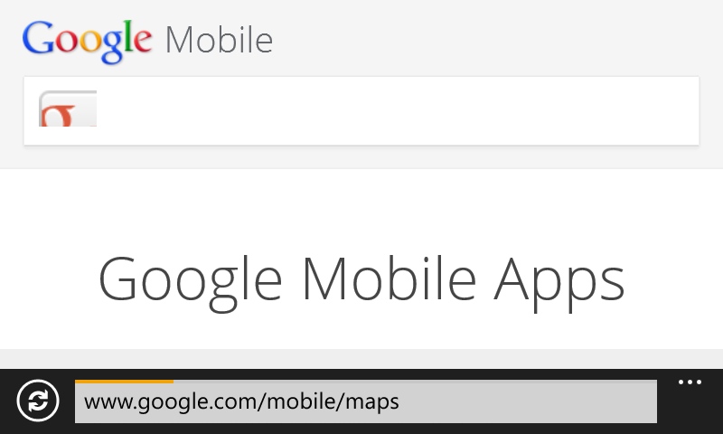 Mobile Maps on WP8?