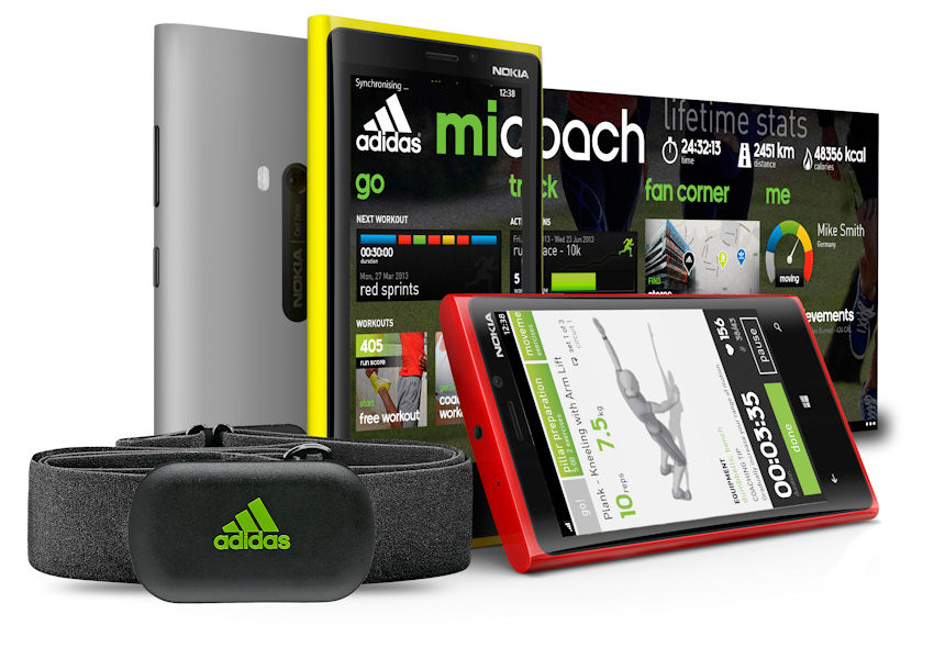 Adidas and Nokia launch miCoach training app for Lumia