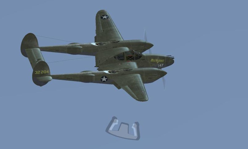 Infinite Flight's P38 Lighning