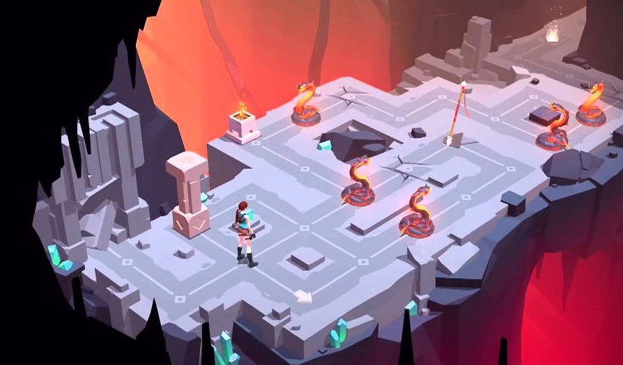 Screenshot, Lara Croft GO