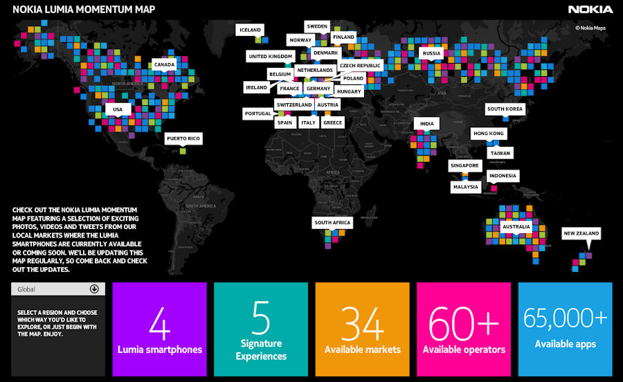 Lumia Momentum Map