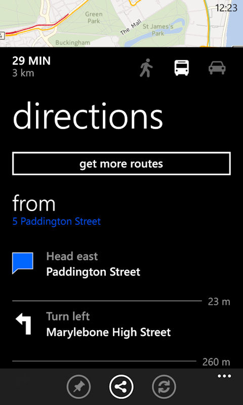 Nokia Maps screenshot