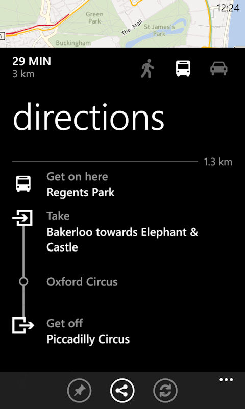 Nokia Maps screenshot