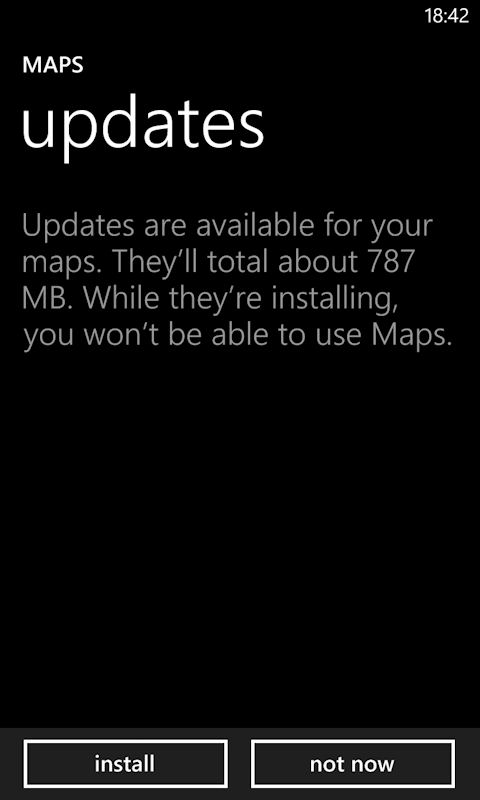 Maps Update