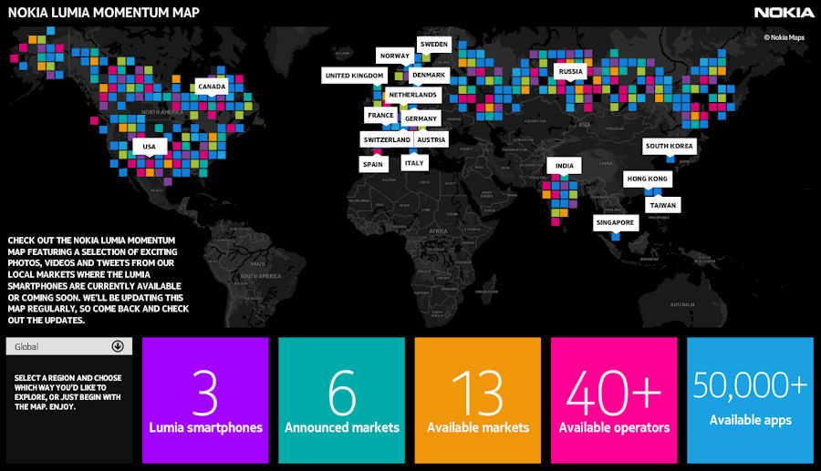 Lumia Momentum Map