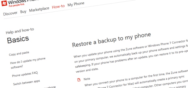 Restore your Windows Phone