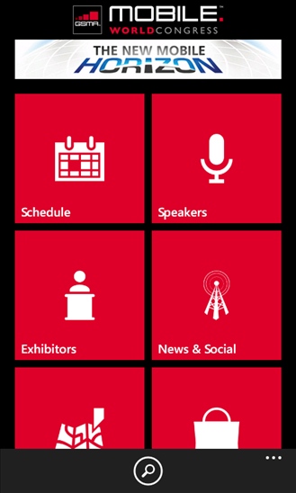 MWC App on Windows Phone