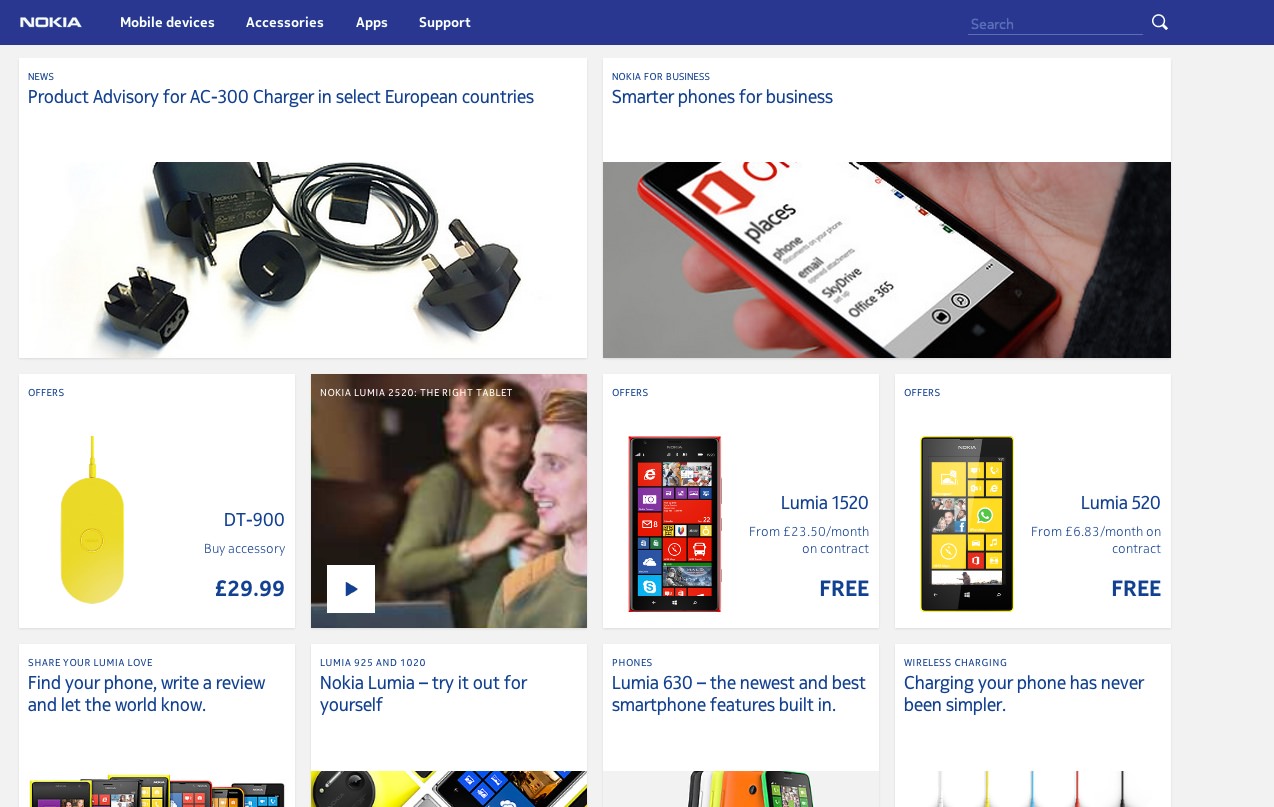 nokia.com today