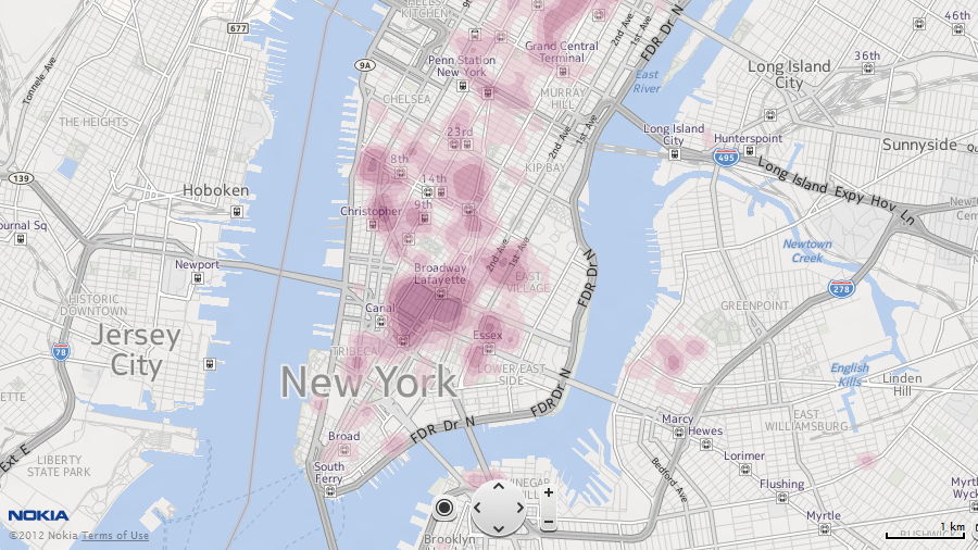 Nokia Heat Maps