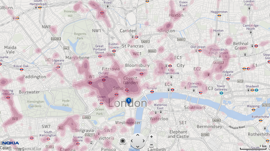 Nokia Heat Maps