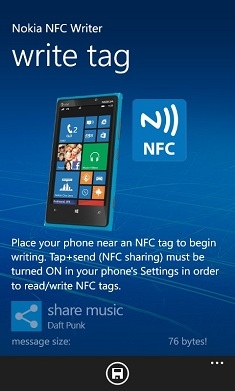 Nokia NFC Writer