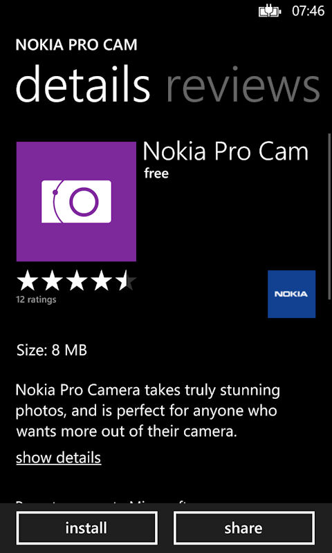 Nokia Pro Camera now available for Lumia 920, 925, and 928