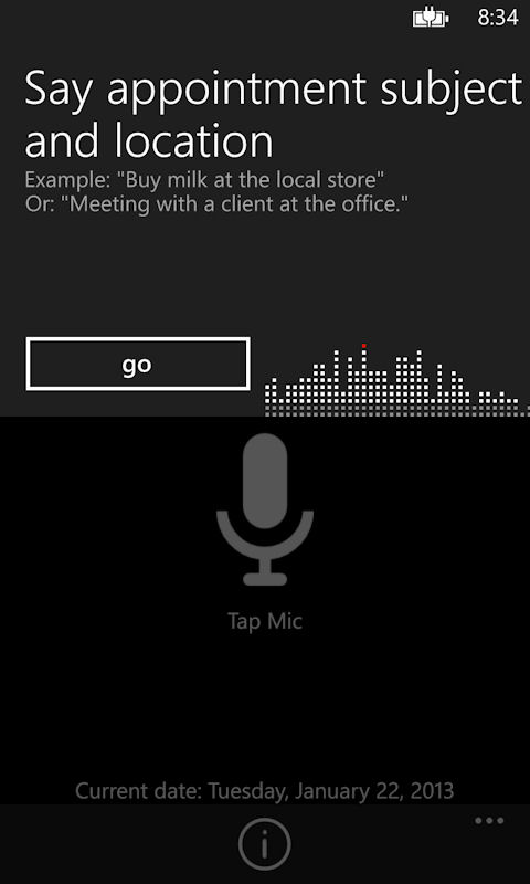 date app windows phone