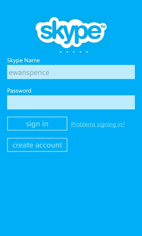 Skype for Windows Phone beta