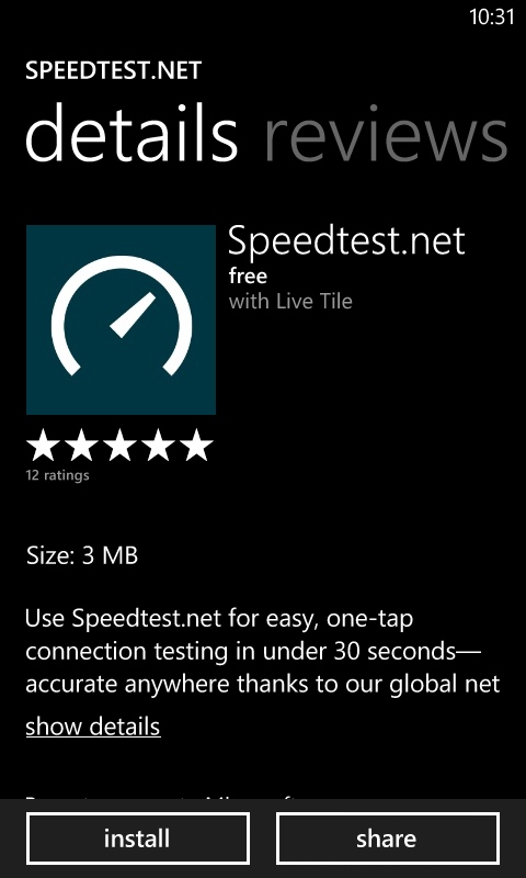 Speedtest