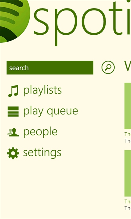 Spotify on Windows Phone