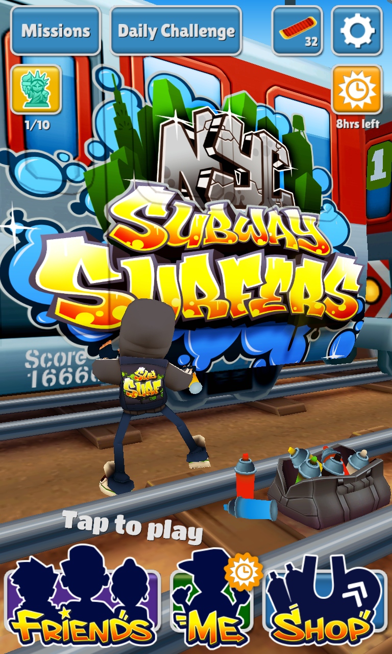 Subway Surfers Android, iOS and Windows Phone