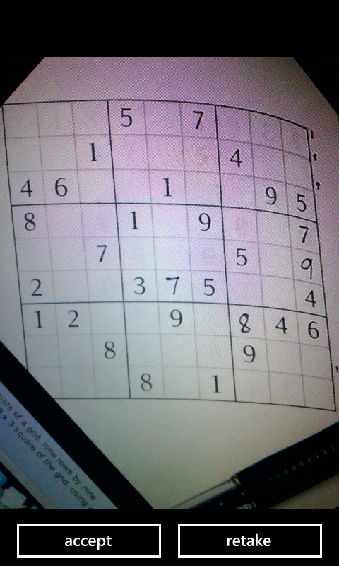 Sudoku Capture