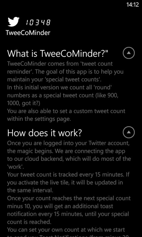 TweeCoMinder