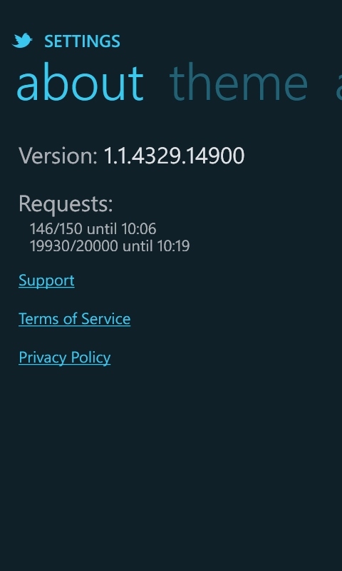Twitter on Windows Phone Mango