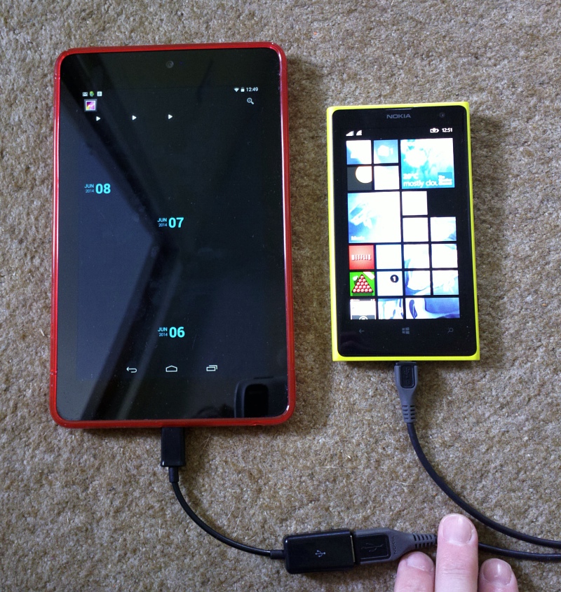 Nexus 7 to Windows Phone