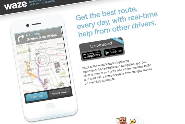 Waze website