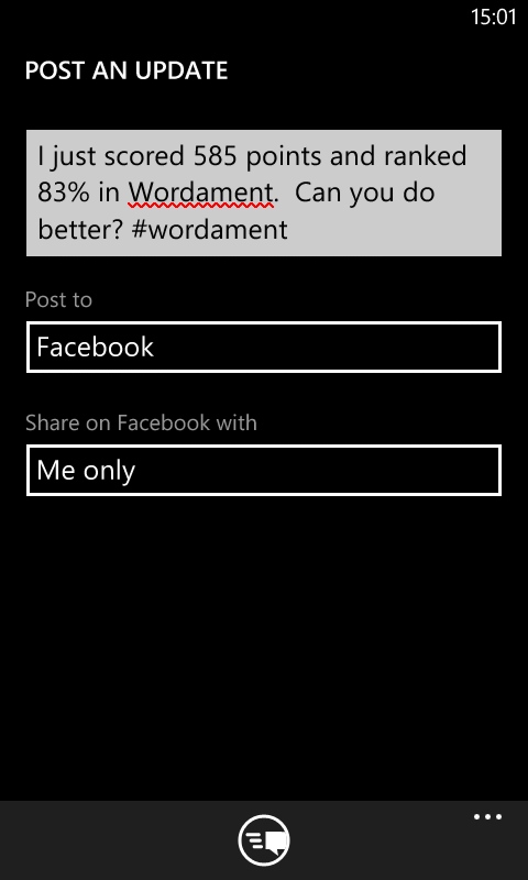 wordament no longer working facebook