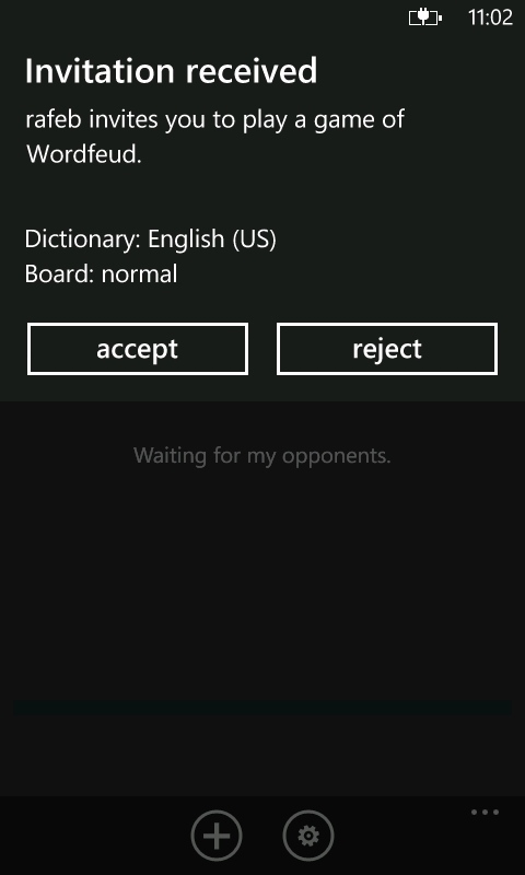 WordFeud on Windows Phone