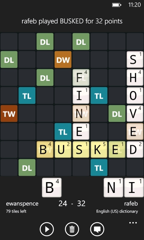 Wordfeud help english language