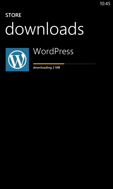 Wordpress for Windows Phone