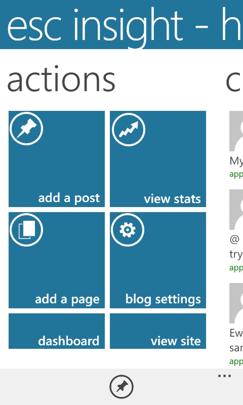 Wordpress for Windows Phone