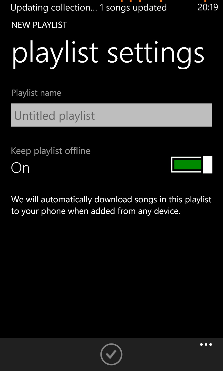 Xbox Music preview app