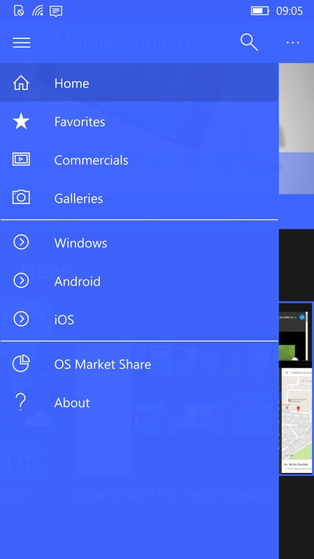 Screenshot, Mobile Studio