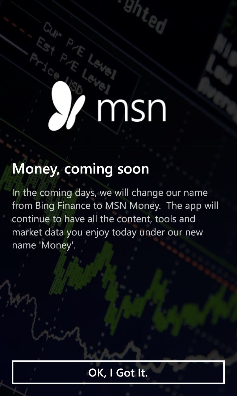 msn money logo