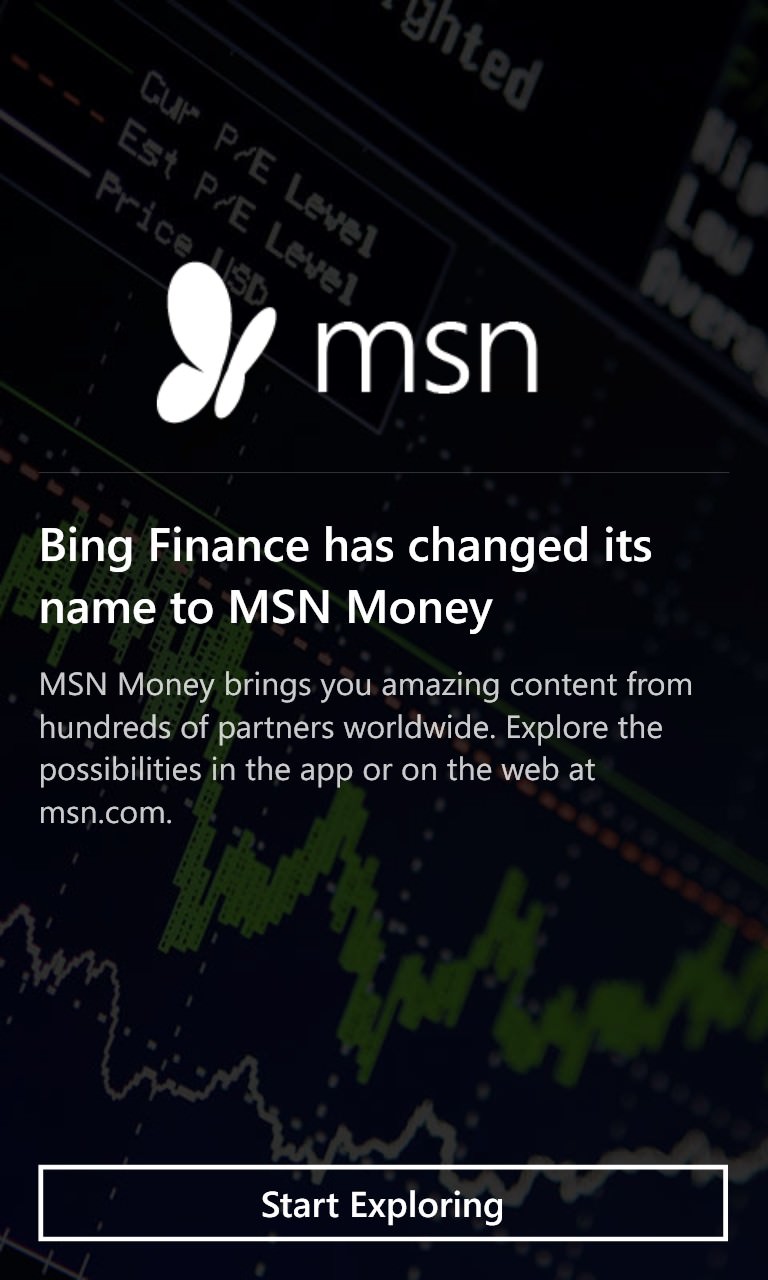 Screenshot, MSN rebrand