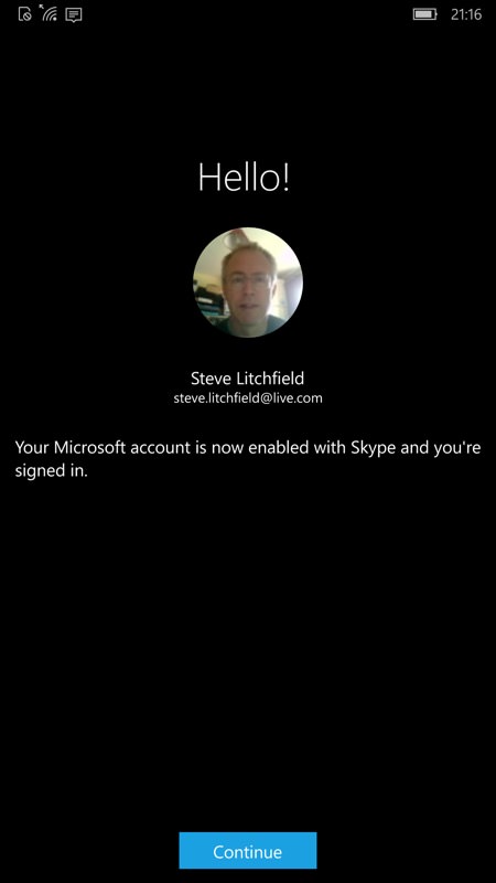 Screenshot Messaging Skype Beta