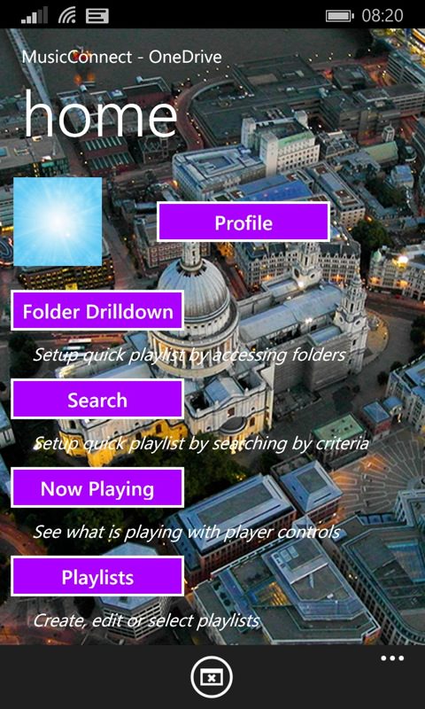 Screenshot, MusicConnect