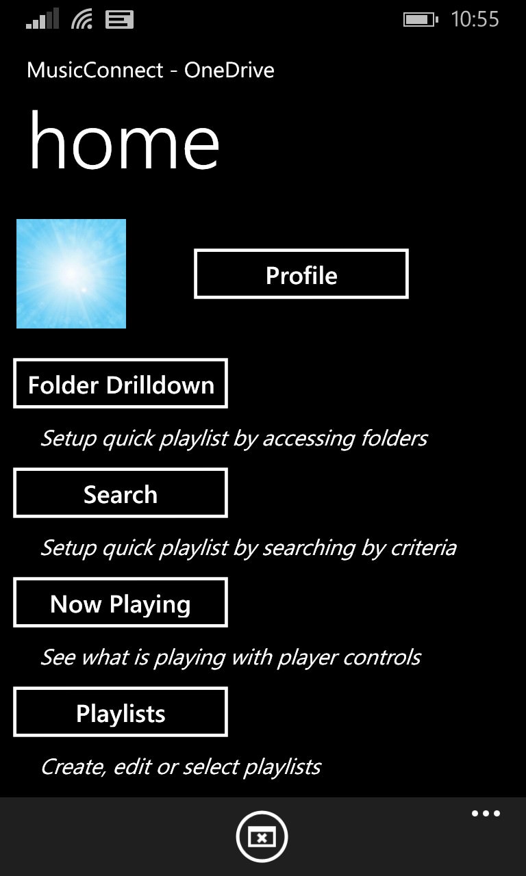 Screenshot, MusicConnect