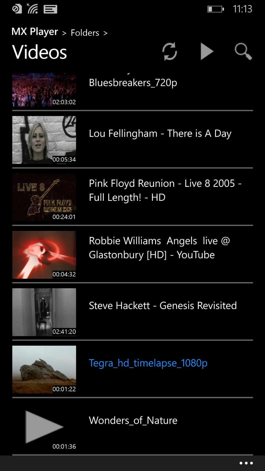 free mx player for windows phone