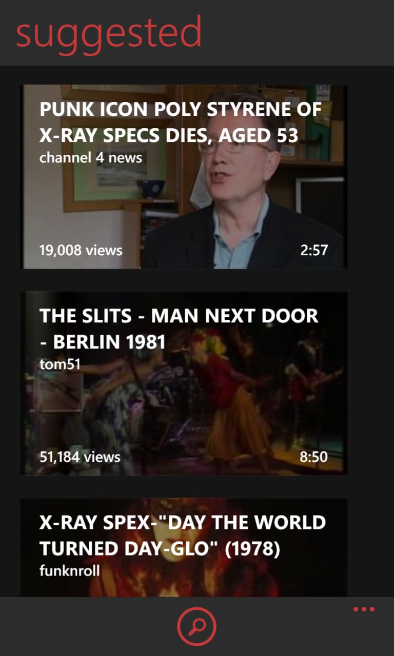 Screenshot, myTube