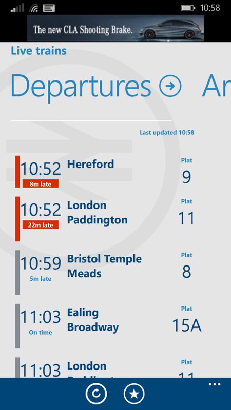 Screenshot, National Rail