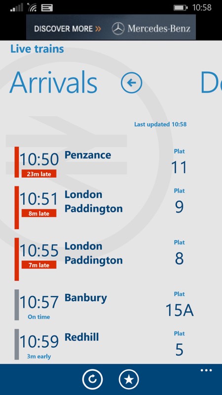 Screenshot, National Rail