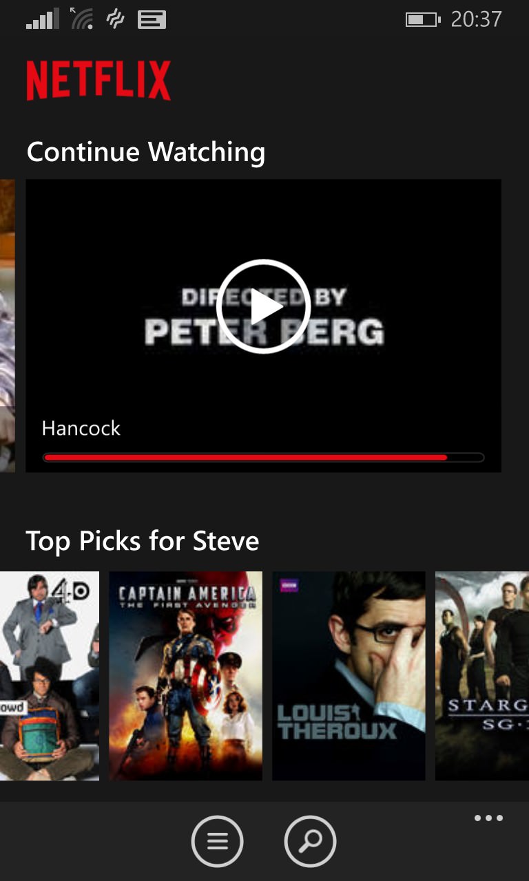 netflix download android