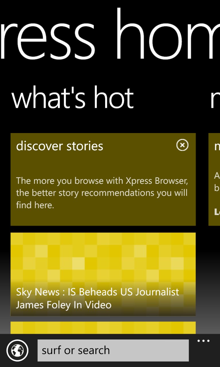 Screenshot, Nokia Xpress
