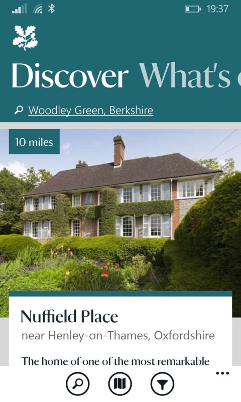 National Trust screenshot