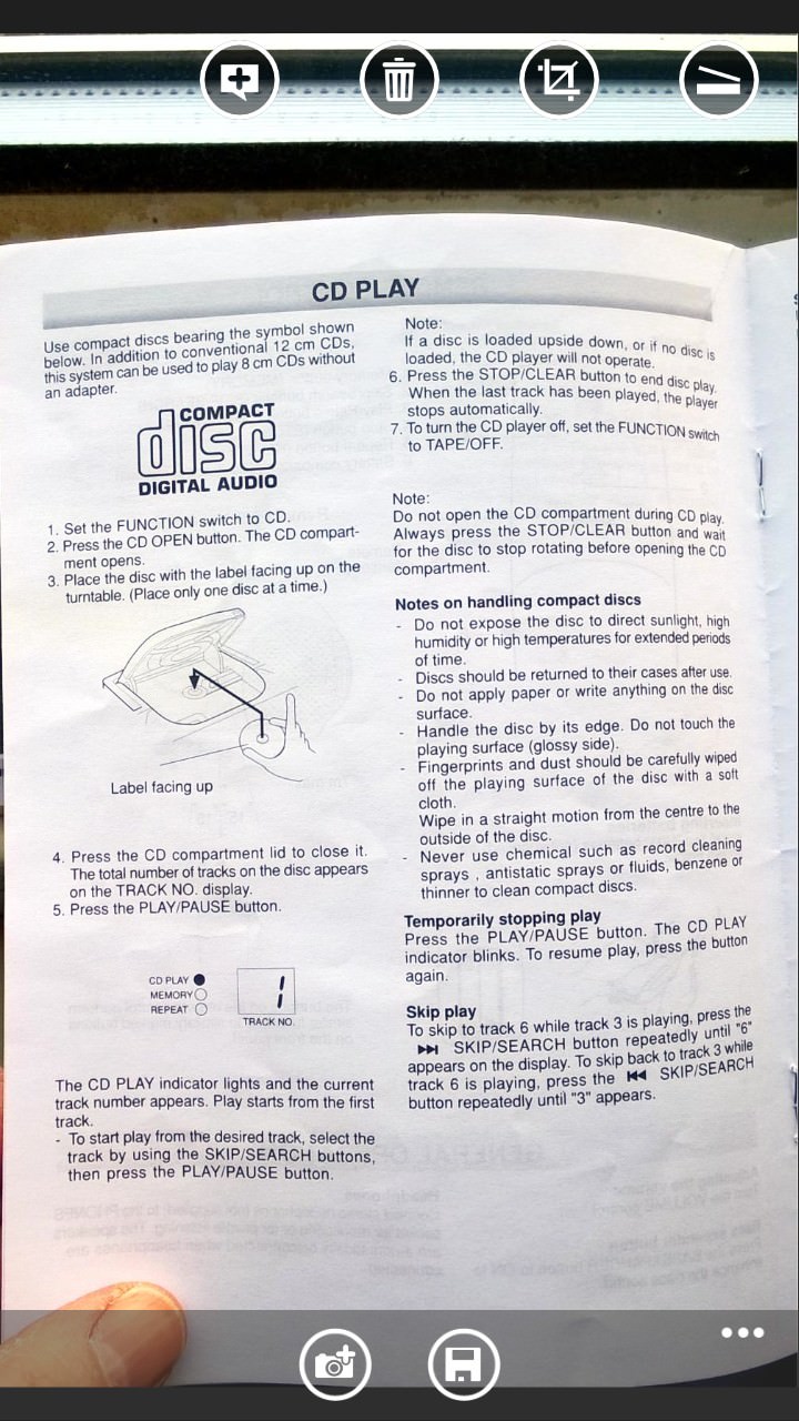 Office Lens saving to PDF