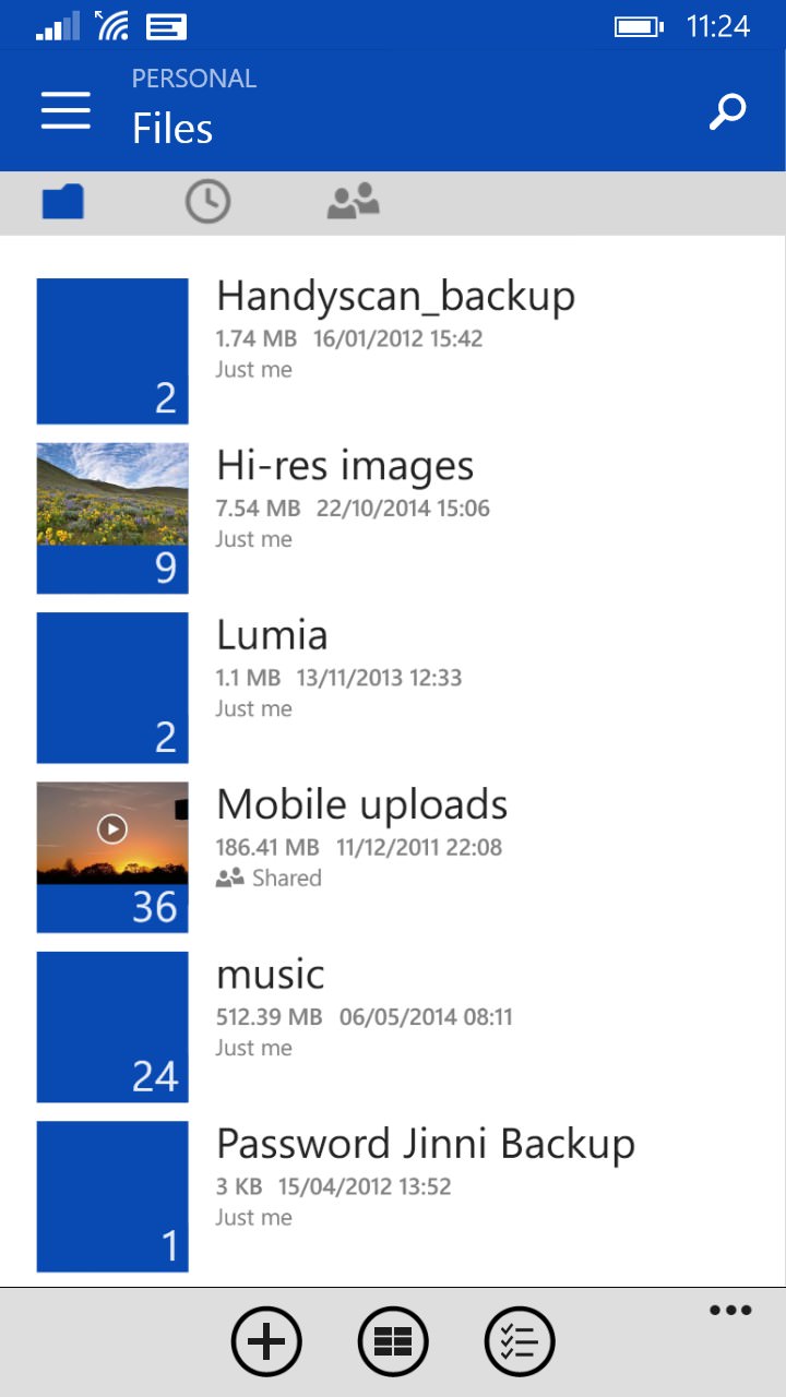 Screenshot, OneDrive