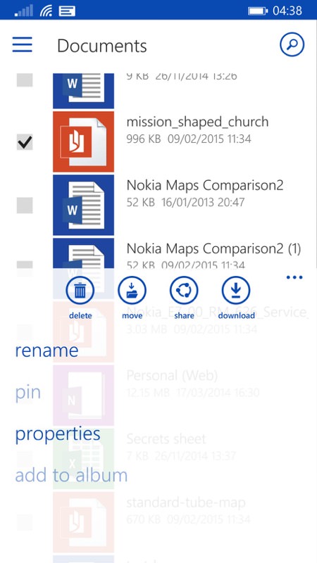 Screenshot, OneDrive