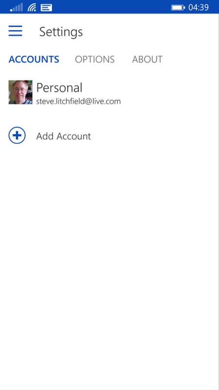 Screenshot, OneDrive