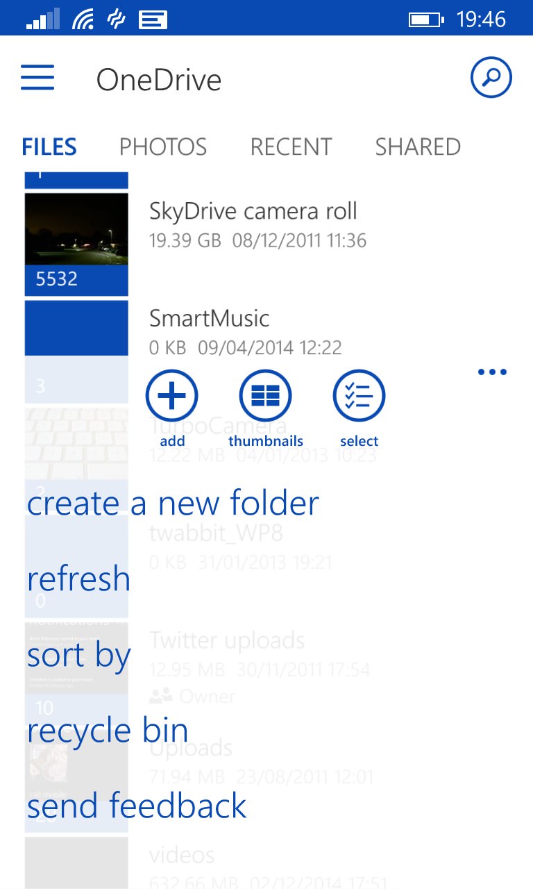 Screenshot, OneDrive
